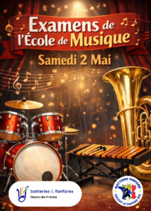 Examens instrumentaux 2026 @ Ecole de musique