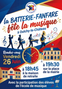 Fête de la musique @ Place de la mairie d'Oulchy-le-Château